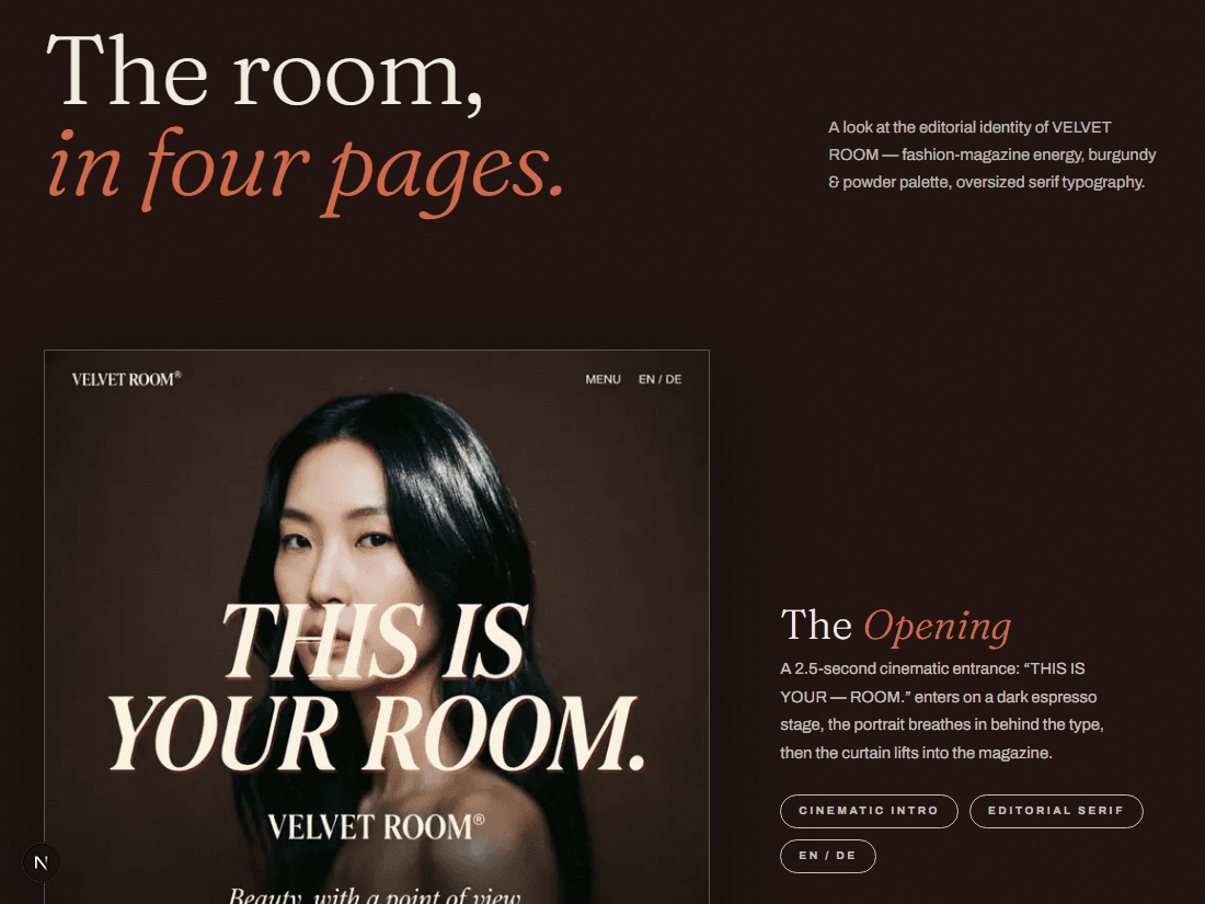 Beauty & Wellness — homepage preview