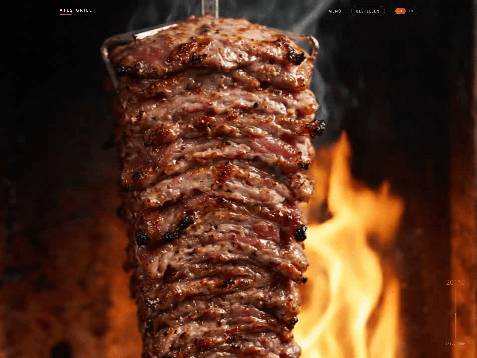 Food & Hospitality — homepage preview