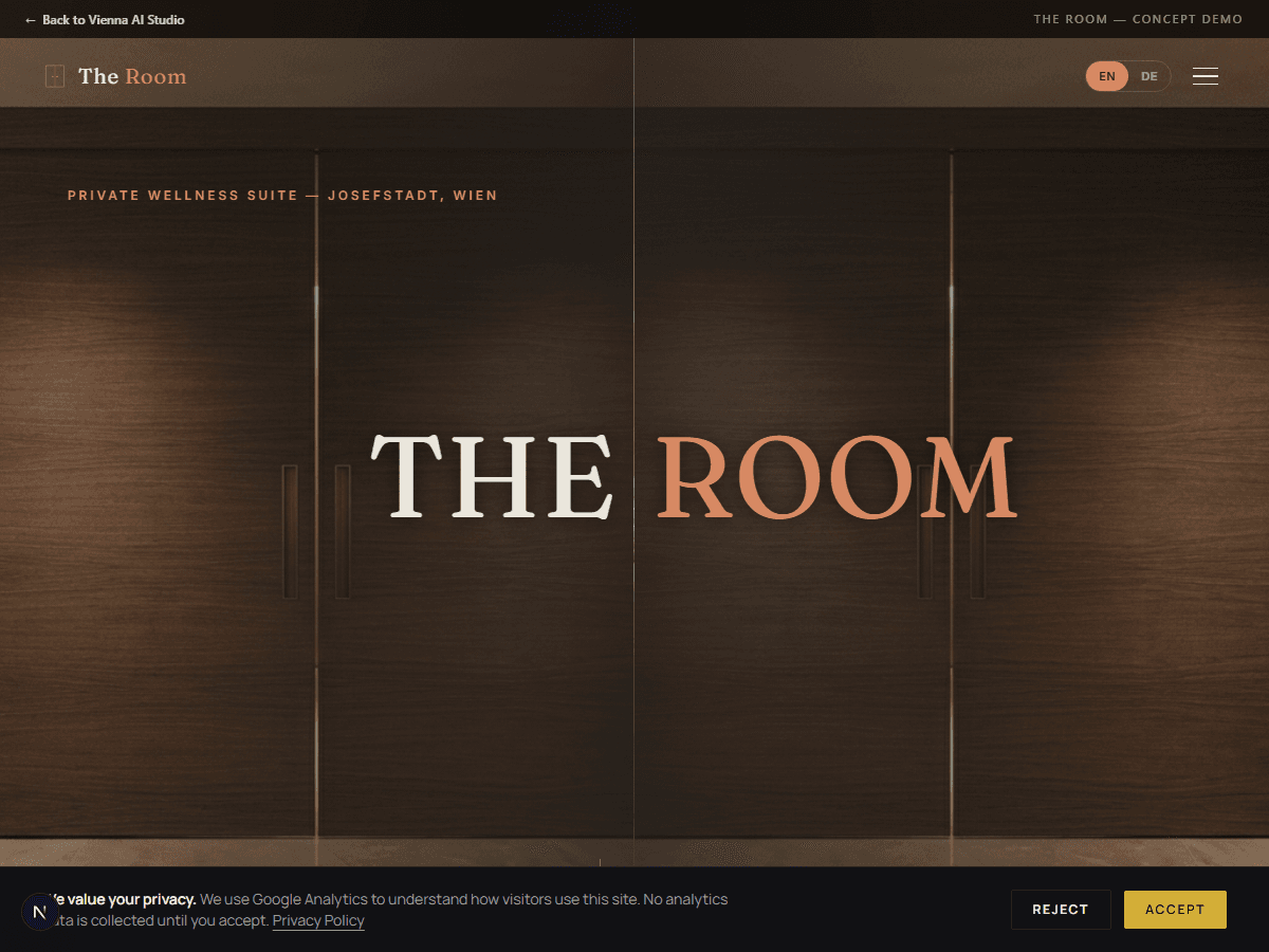 Beauty & Wellness — homepage preview